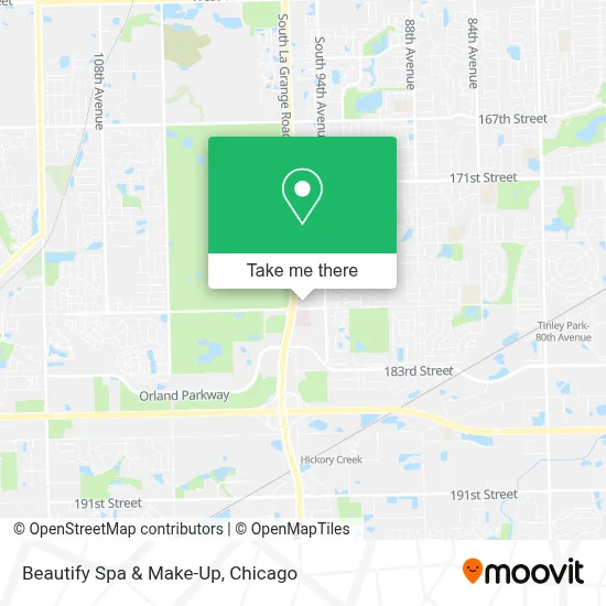 Beautify Spa & Make-Up map