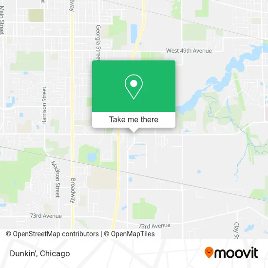 Dunkin' map
