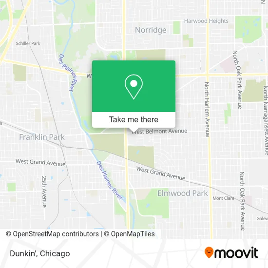 Dunkin' map