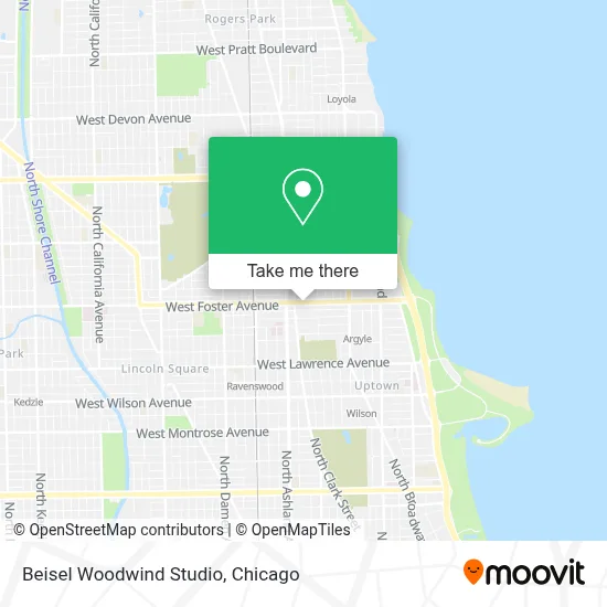 Beisel Woodwind Studio map