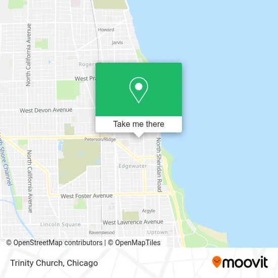 Trinity Church map