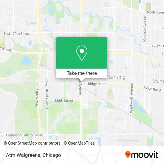 Atm Walgreens map