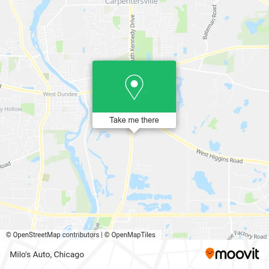 Milo's Auto map