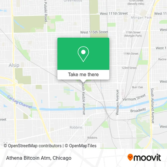 Athena Bitcoin Atm map