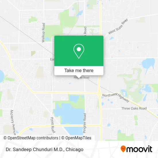 Dr. Sandeep Chunduri M.D. map
