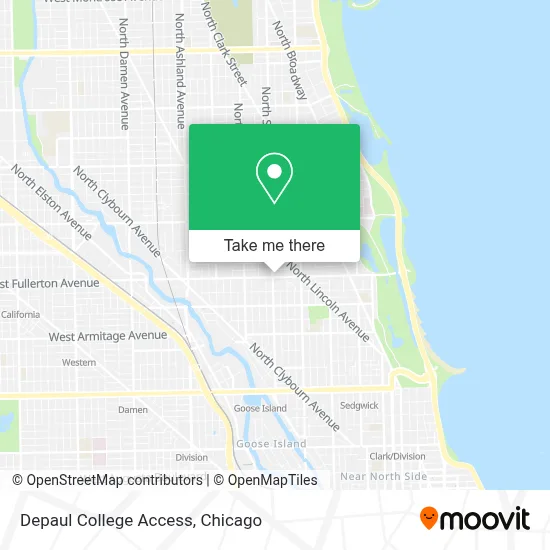 Depaul College Access map