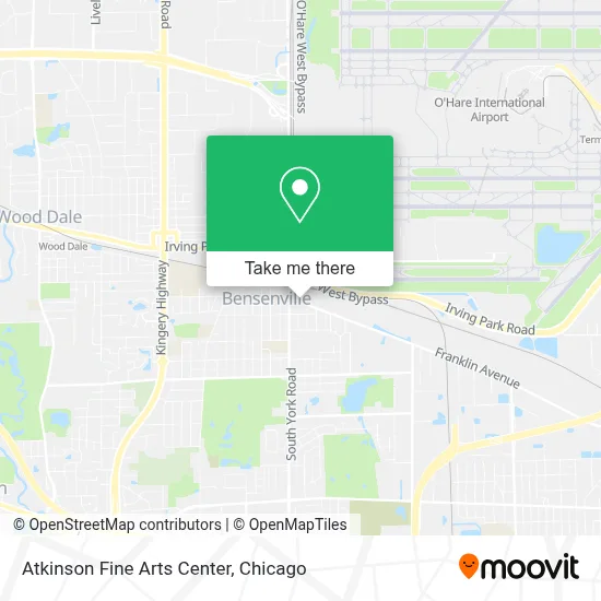 Atkinson Fine Arts Center map