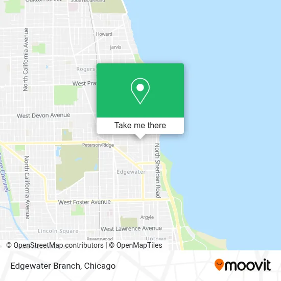 Edgewater Branch map