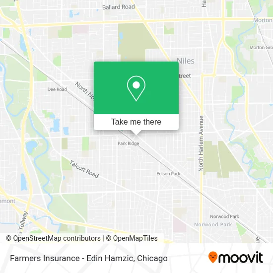 Farmers Insurance - Edin Hamzic map