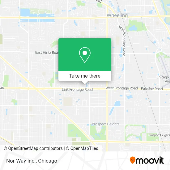 Nor-Way Inc. map