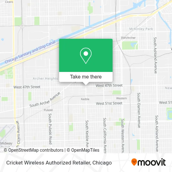 Cricket Wireless Authorized Retailer map