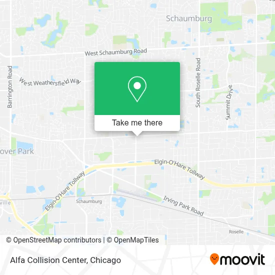 Alfa Collision Center map