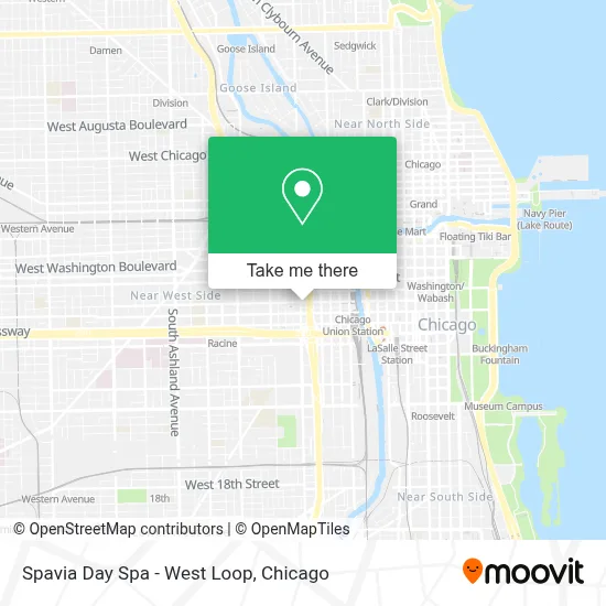 Spavia Day Spa - West Loop map