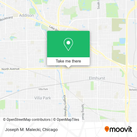 Joseph M. Malecki map
