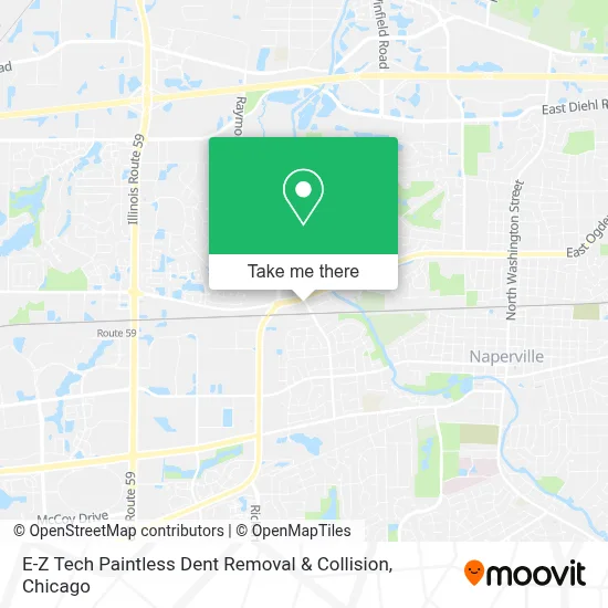 E-Z Tech Paintless Dent Removal & Collision map