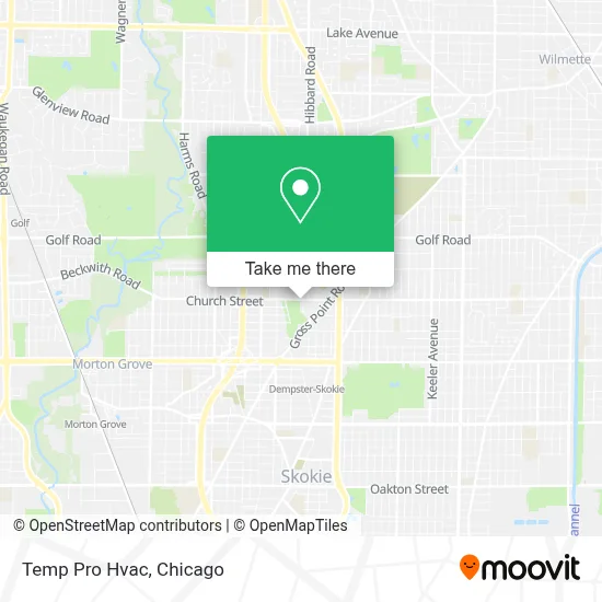 Temp Pro Hvac map