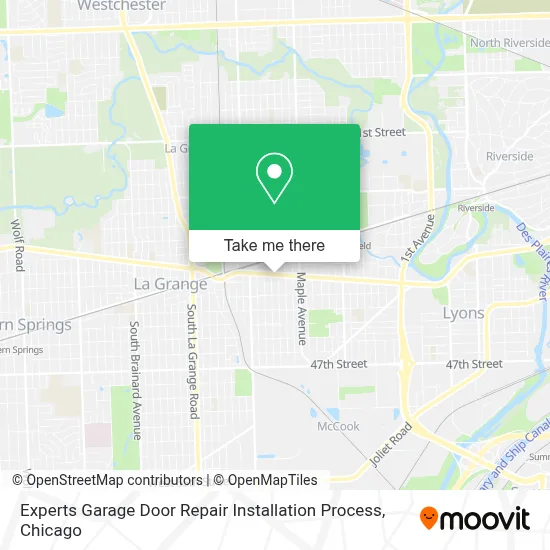 Experts Garage Door Repair Installation Process map