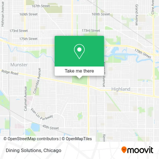 Dining Solutions map