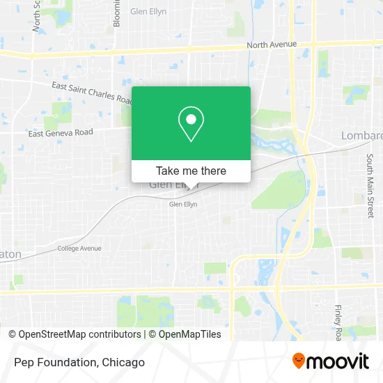 Pep Foundation map