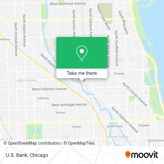 U.S. Bank map