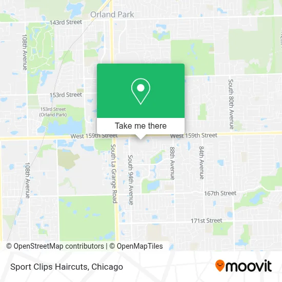 Sport Clips Haircuts map