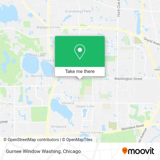 Gurnee Window Washing map