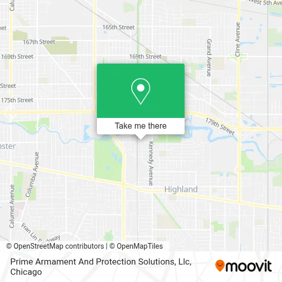Prime Armament And Protection Solutions, Llc map