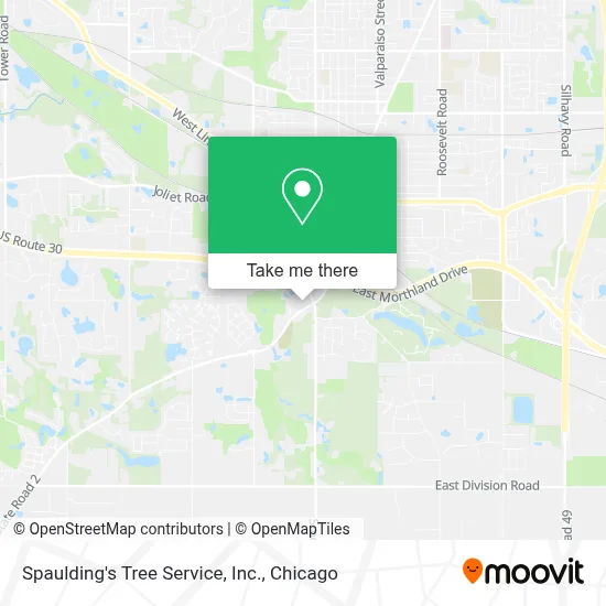 Spaulding's Tree Service, Inc. map