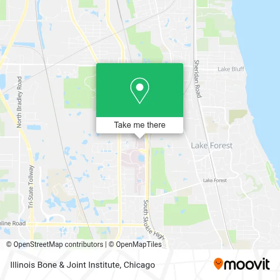 Illinois Bone & Joint Institute map