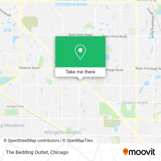 The Bedding Outlet map