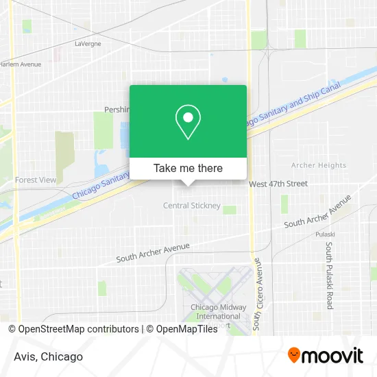 Avis map