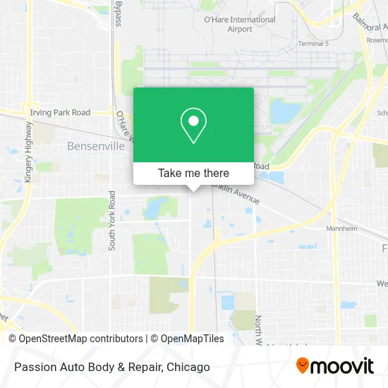 Passion Auto Body & Repair map