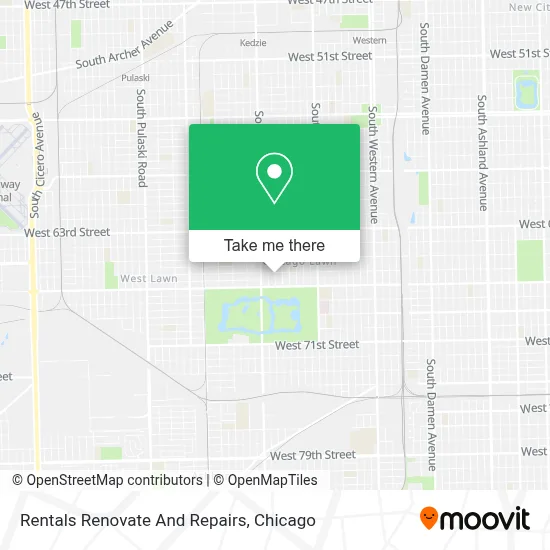 Rentals Renovate And Repairs map