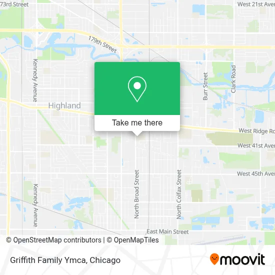 Griffith Family Ymca map