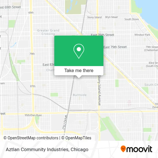 Aztlan Community Industries map