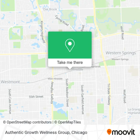 Authentic Growth Wellness Group map