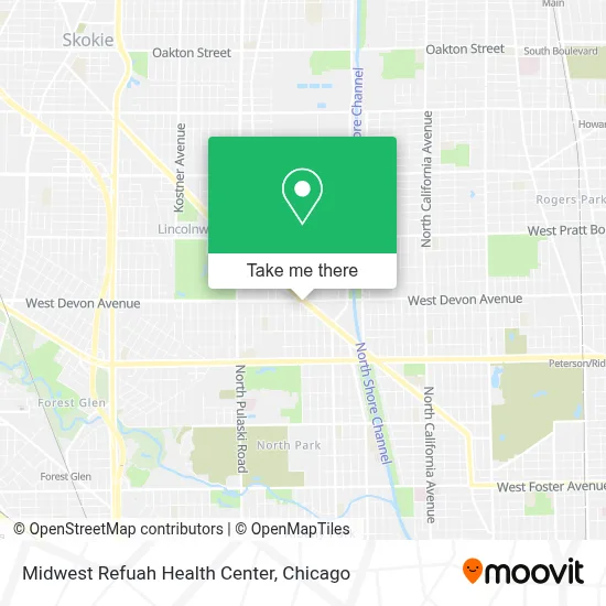 Midwest Refuah Health Center map