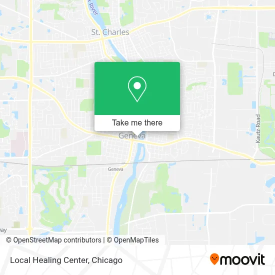 Local Healing Center map