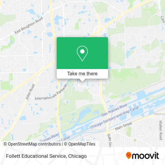 Follett Educational Service map