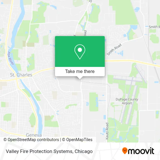 Valley Fire Protection Systems map