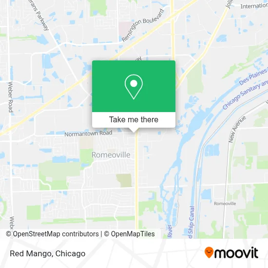 Red Mango map
