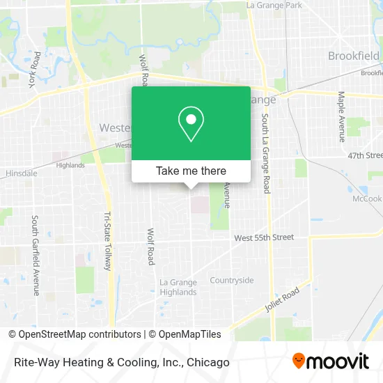 Rite-Way Heating & Cooling, Inc. map