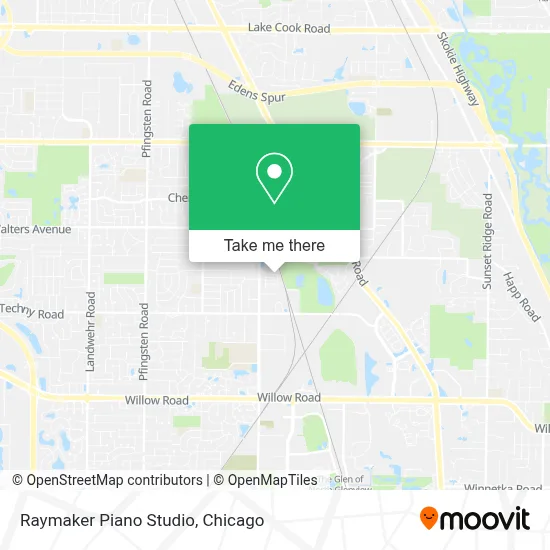 Raymaker Piano Studio map