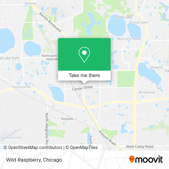 Wild Raspberry map