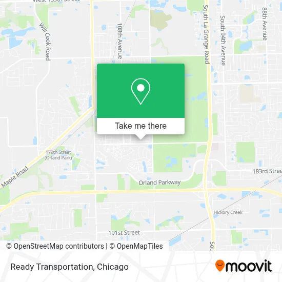 Ready Transportation map