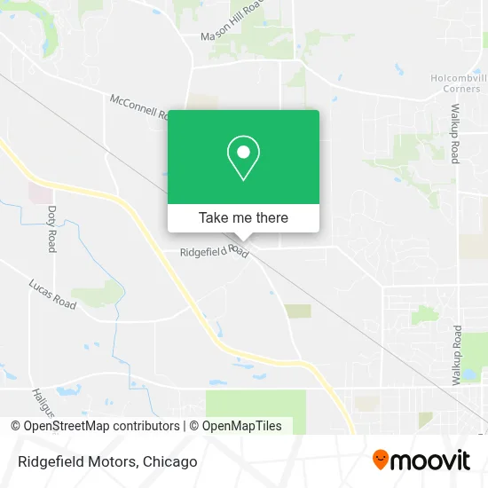 Ridgefield Motors map