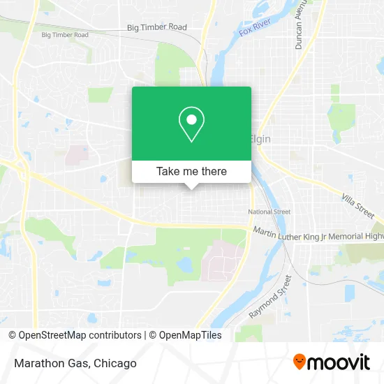 Marathon Gas map