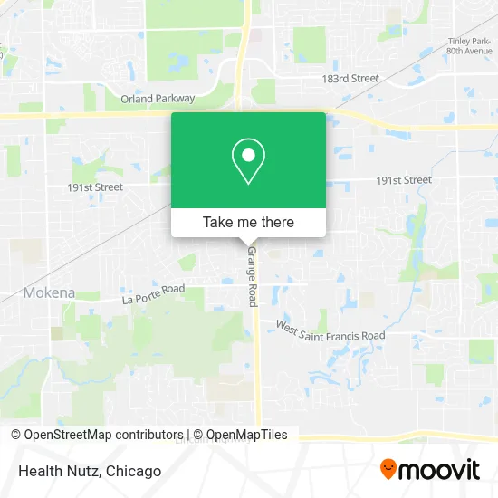 Health Nutz map