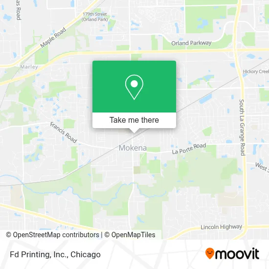 Fd Printing, Inc. map