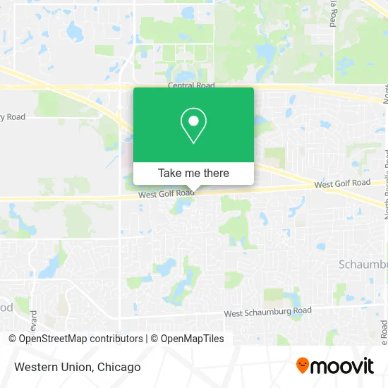 Western Union map